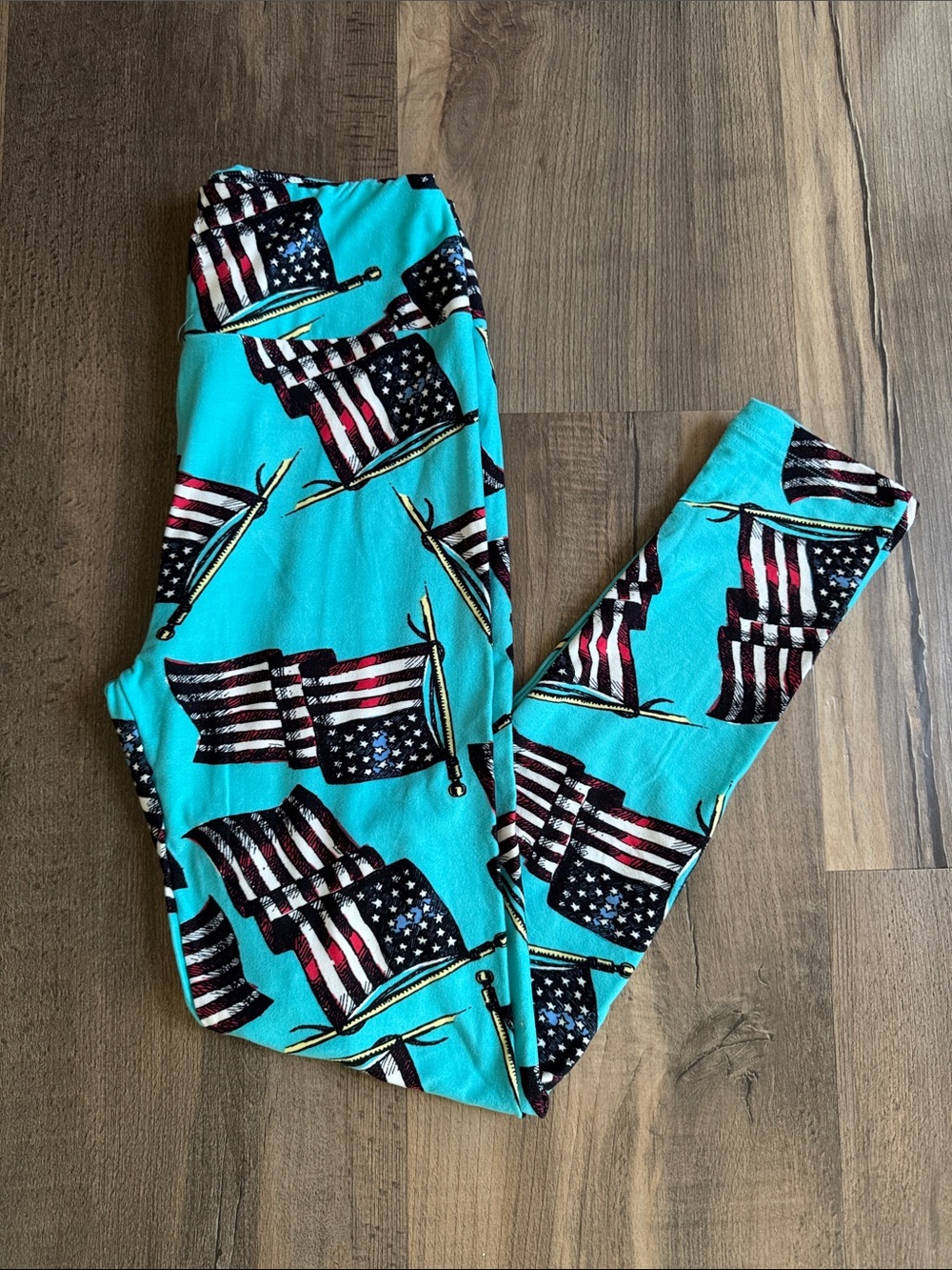LuLaRoe Americana Flag Leggings